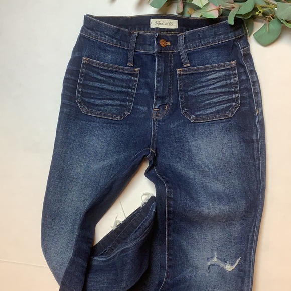 Madewell Cali Demi-Boot Jeans Patch Pocket Edition - Picture 7 of 13